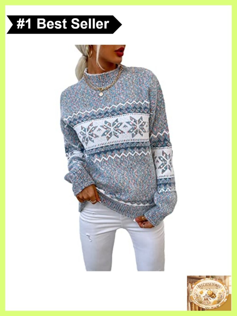 Leopard Print Knitted Pullover Sweater Long Sleeve Crew Neck Loose Fit